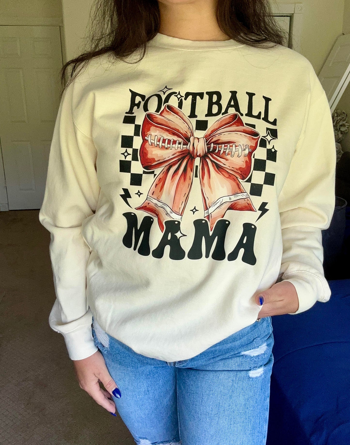 Football Mama Sweat Shirt