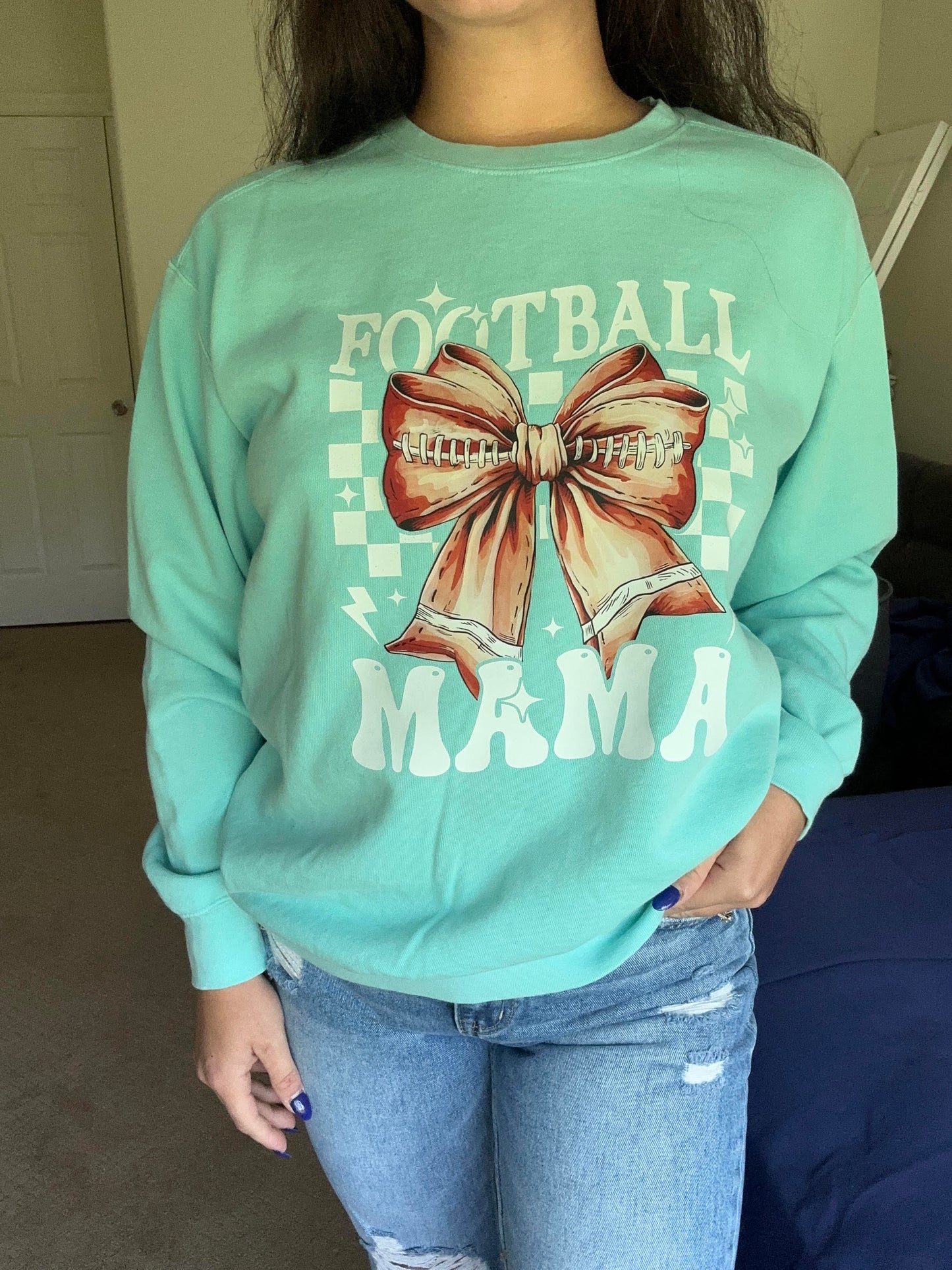 Football Mama Sweat Shirt